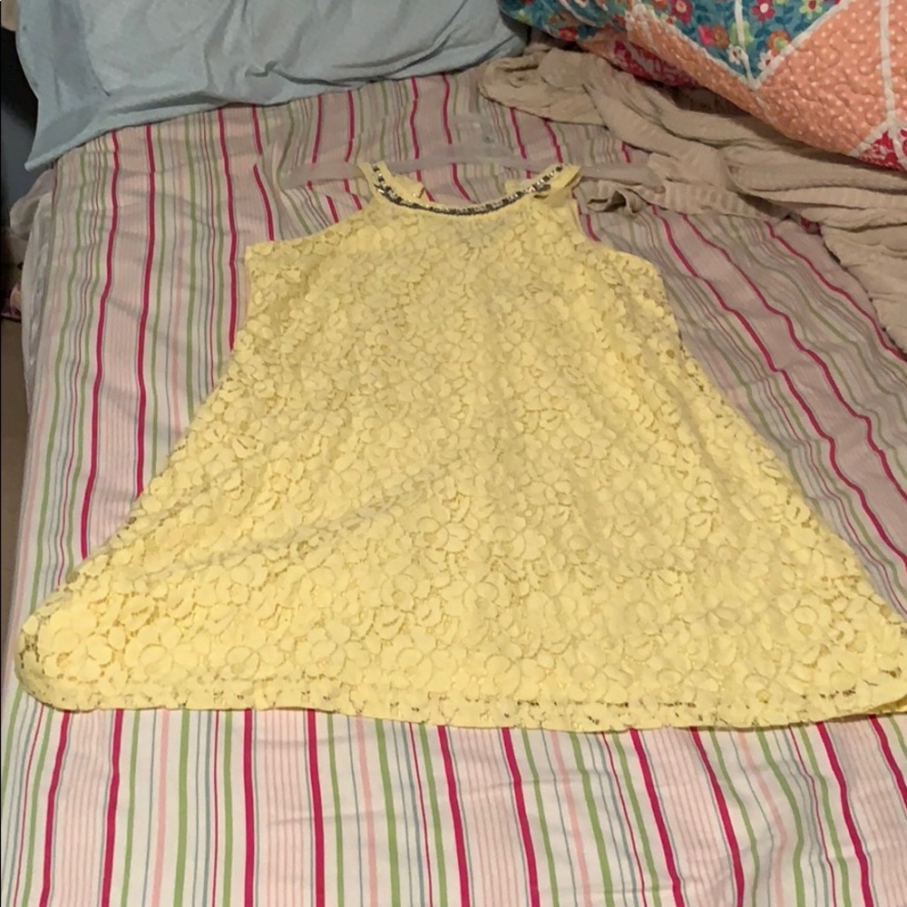 Yellow summery dress